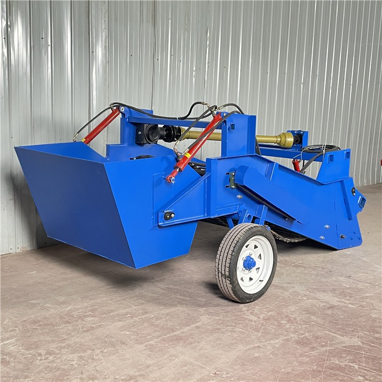 農(nóng)田開荒耕地?fù)焓瘷C器 拖拉機帶的有石頭的收集箱