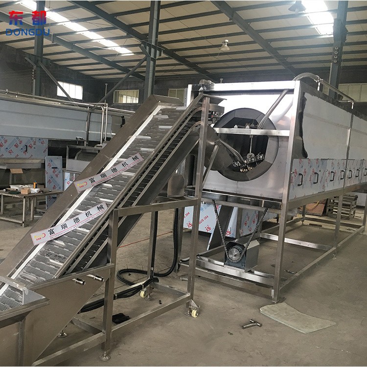 琥珀核桃脫殼設備 核桃仁清洗去皮機 東都機械