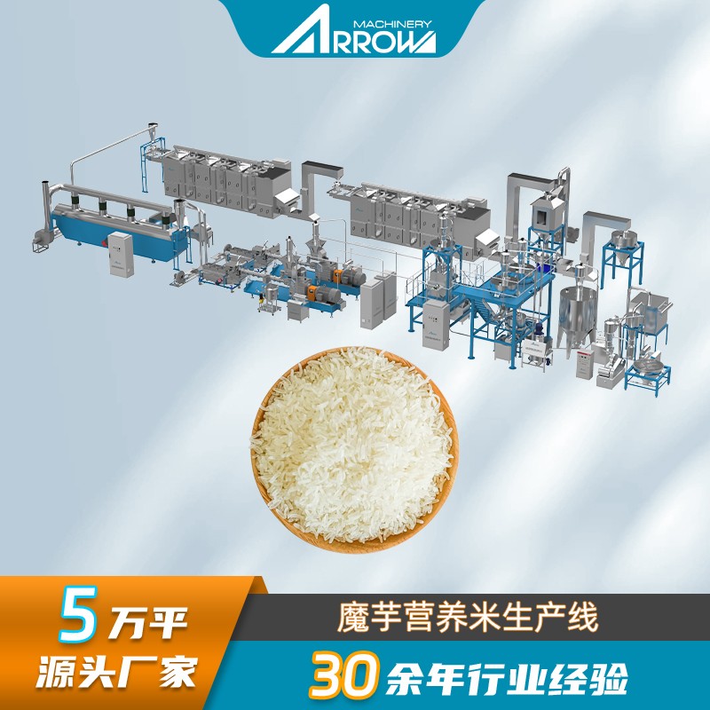 方便米飯生產(chǎn)線真諾智能大米膨化機(jī)全自動(dòng)沖泡營養(yǎng)米擠壓膨化機(jī)
