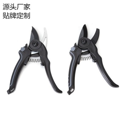 綠晟新款修枝剪鳥嘴鯊魚嘴園藝剪小剪刀修花樹枝剪園林工具批發(fā)
