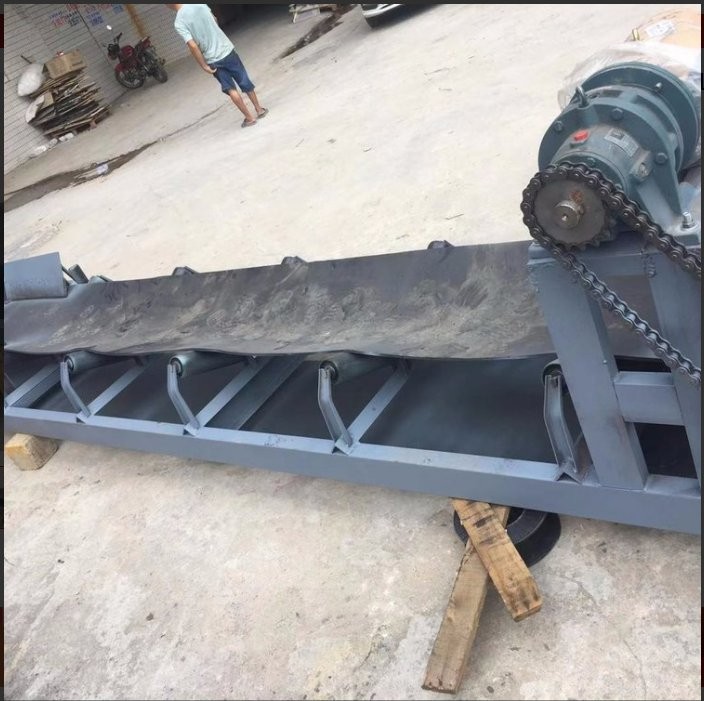 大運量長距離皮帶輸送機 重型泥土運輸機 槽鋼支架 支持定做