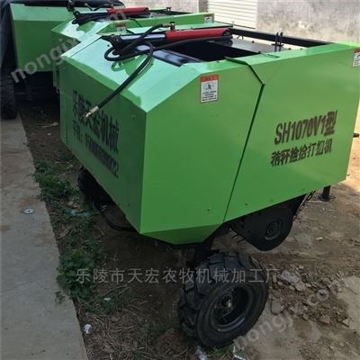 小麥牧草稻草玉米秸稈自動撿拾收割打捆機