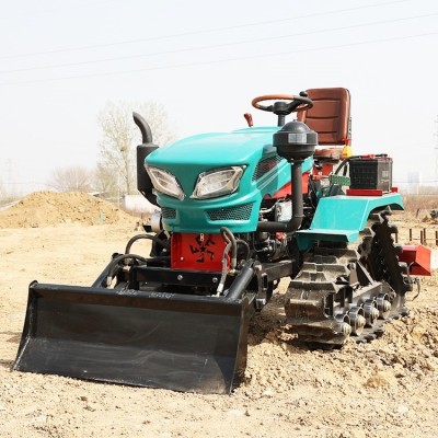 履帶式微耕機多功能小型農用旋耕機開溝柴油四驅耕地機田園機