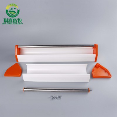 1.2米鴿子食槽加厚U型養殖信鴿喂食器小雞喂食盒120cm鴿子飼料槽