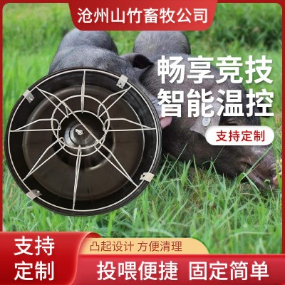 小豬飼料槽仔豬料槽保育塑料豬食槽仔豬乳豬補(bǔ)料槽豬用喂豬神器