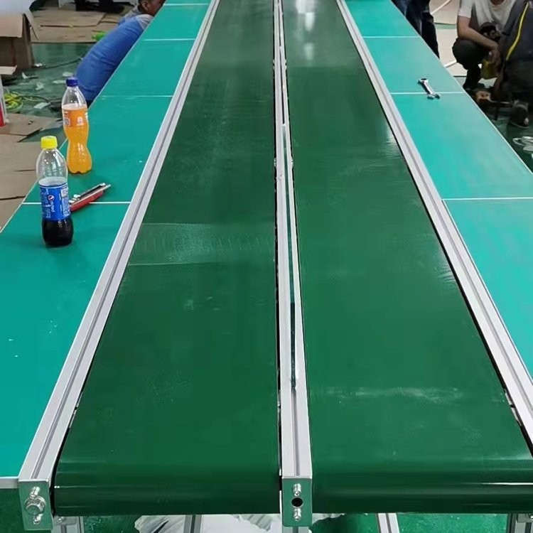 電子廠用不銹鋼流水線 輕型皮帶輸送機生產(chǎn)車間用