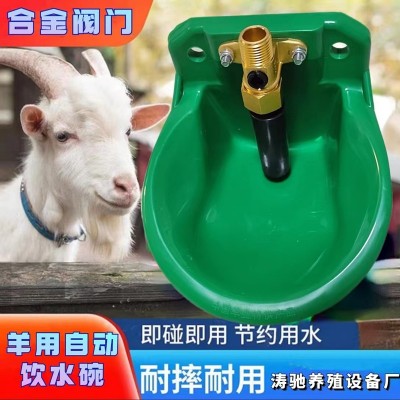 牛羊飲水器自動(dòng)喂水合金閥門(mén)獸用喝水盆養(yǎng)羊設(shè)備水槽羊用飲水碗