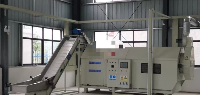 電磁茶葉滾筒殺青機