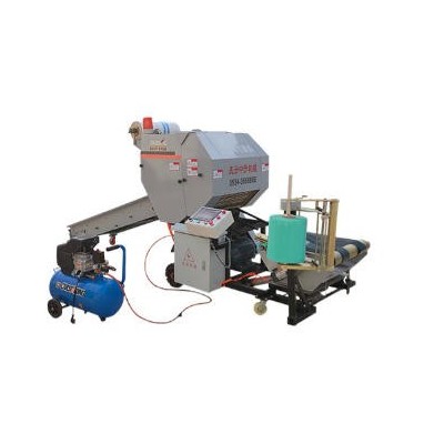 圓草捆打捆包膜一體機