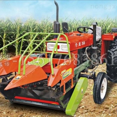 割臺放堆式玉米收割機