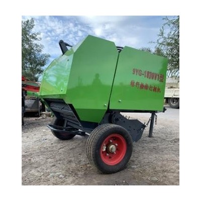 全自動(dòng)小型秸稈撿拾粉碎打捆機(jī)