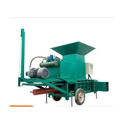 方捆自動套袋飼料壓塊機(jī) 青儲秸稈纏膜打捆機(jī) 牧場冬儲草料打包機(jī)