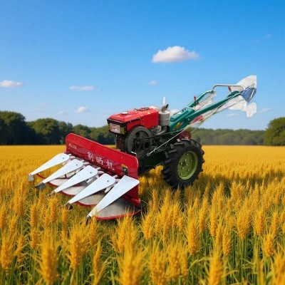 柴油苜蓿草艾草收割機 手扶是水稻小麥割曬機 皇竹草甜葉菊割倒機 1臺